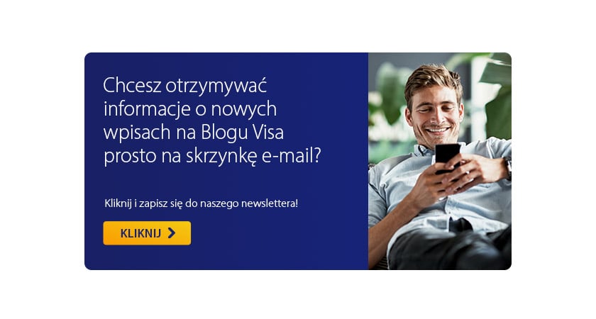 Zapisz się na newsletter bloga Visa