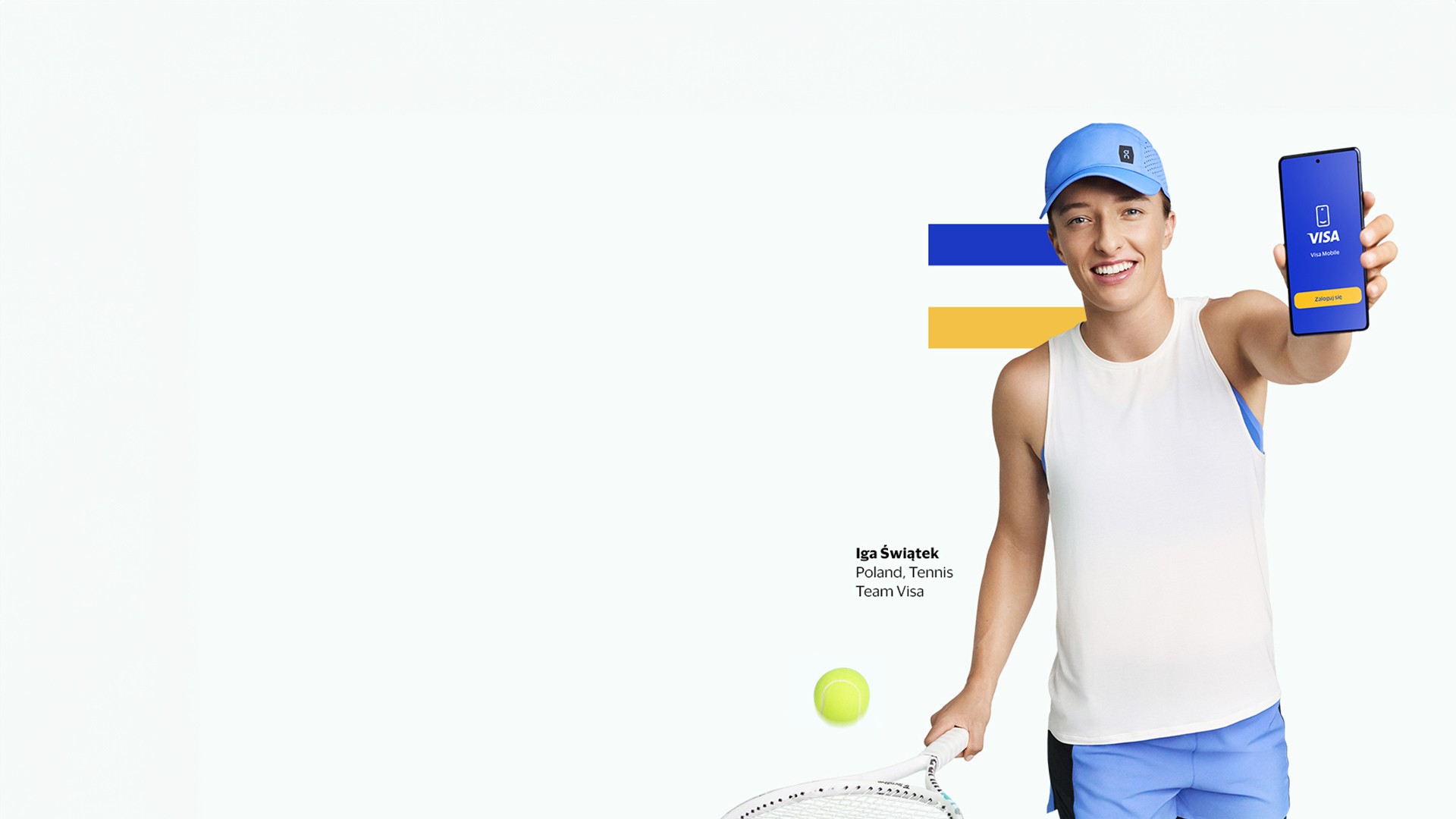 Woman holding phone and tennis racquet