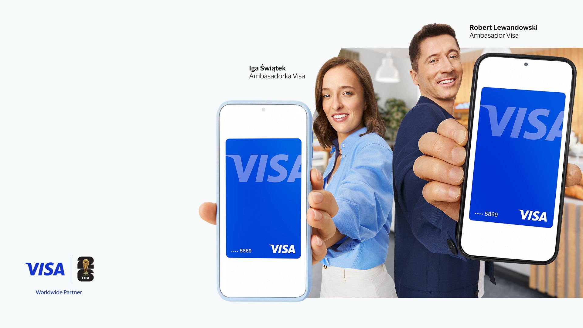 Iga and Robert Visa ambassadors