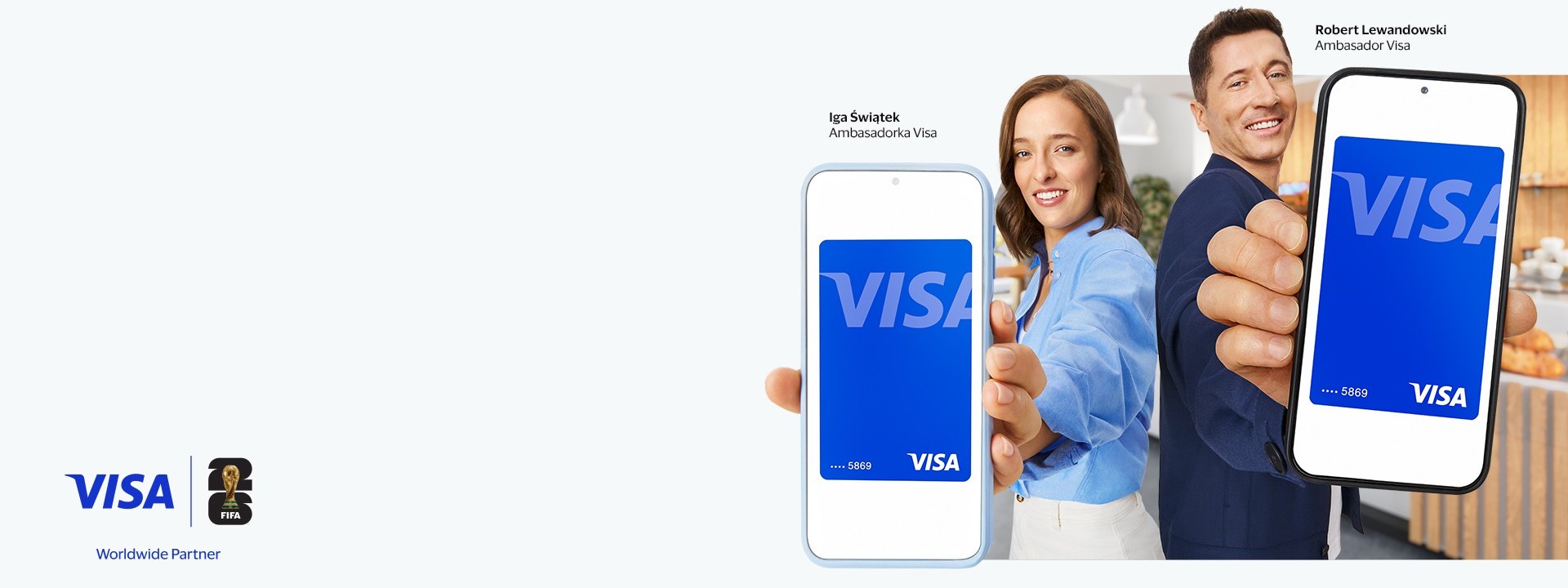 Iga and Robert Visa ambassadors