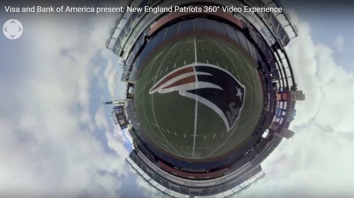 Soccer stadium bird eye view.