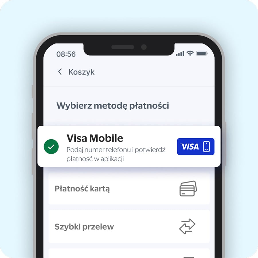 visa mobile mock up